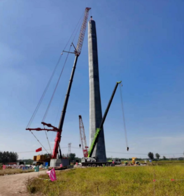 喜訊！筑友集團淮安工廠實現(xiàn)里程碑式突破——首個風(fēng)電混塔項目成功交付